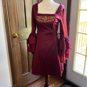 House Of The Dragon Rhaenyra Targaryen Bell Sleeve Dress